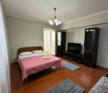 Samal-1 Apartment | Двухкомнатная квартира в Золотом квадрате