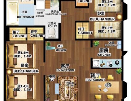 Sumida Apartment | 东京墨田区八広车站步行3分钟 2LDK 两个卧室一个客厅78㎡ 距离东京天空树2.5公里，