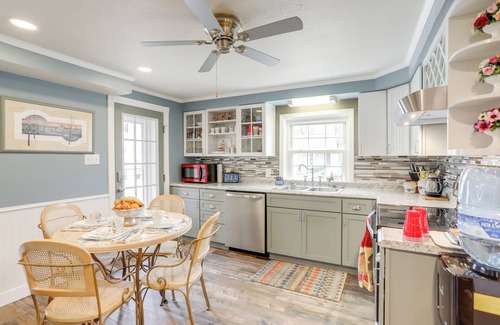 Port Clinton House | 1 Block to Beach: Home w/Hot Tub in Port Clinton!