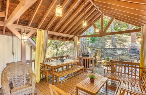 Crestline House | 1 Mi to Lake Gregory Alpine Gem with Covered Patio