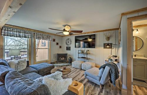 Beech Mountain Apartment | 1 Mi to Skiing Beech Mountain Condo with Fireplace!
