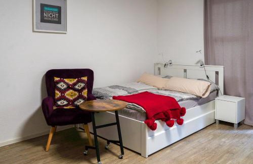 Wiesbaden Apartment | 1 Zimmer Wohnung mit der Terrasse in der Innenstadt