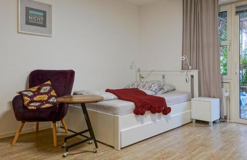 Wiesbaden Apartment | 1 Zimmer Wohnung mit der Terrasse in der Innenstadt
