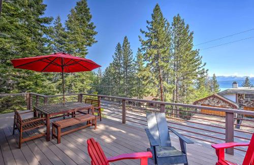 Lake Forest House | 10 Mi to Skiing Tahoe City A-Frame Home