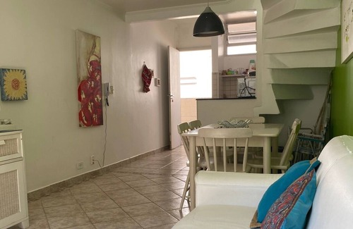Tombo Apartment | 10F - Vista linda Pe areia Guaruja Tombo