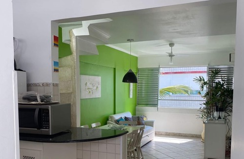 Tombo Apartment | 10F - Vista linda Pe areia Guaruja Tombo