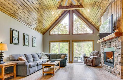 Mill Spring House | 11 Mi to State Park Home with Dock in Mill Spring!