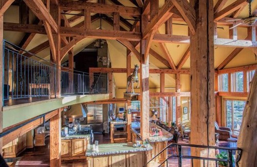 Sandpoint Cabin | 18-acre Italian-Style Mountain Villa: Talus Rock Retreat in Sandpoint, Idaho