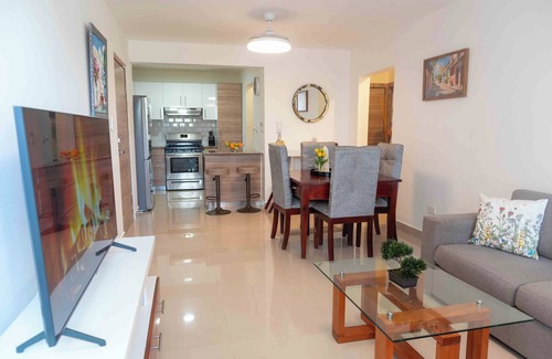 Santiago de los Caballeros Apartment | 2 Air conditioned rooms at Baia Residences in Santiago