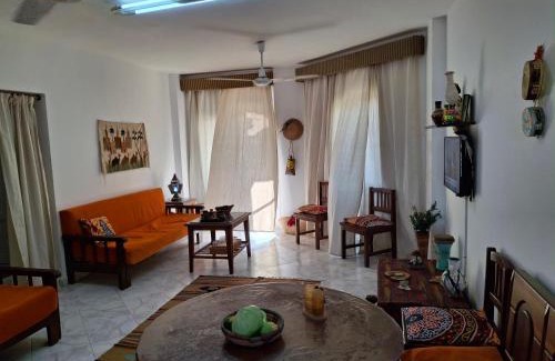 Ras Sudar Ski Chalet | 2 bedroom challet with private garden at Riviera beach resort Ras Sudr,Families only