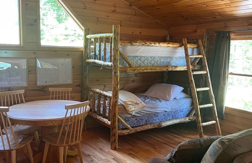 Purlear House | 2 BR 2 BA house on Buck Mountain with mountain views!