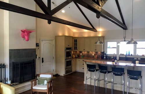 Afton House | 2-Level Modern Home on 25 Wooded Acres with Amazing Mountain Views