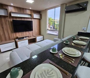 Castelo Apartment | 204 - Loft de luxo com Alexa e Ar condicionado