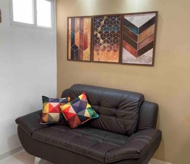 Fatima Apartment | 207 apto 2qtos Lindo com garagem 3km da COP 30 e 2km da Basilica Santuario facil acesso aos principais pontos turisticos