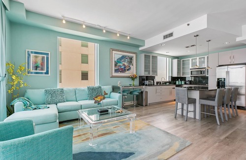 South Padre Island Condo | 3/3 Sapphire Condo 23rd Floor, Ocean & Bay View Balconies, Corner Unit, NO FEES!