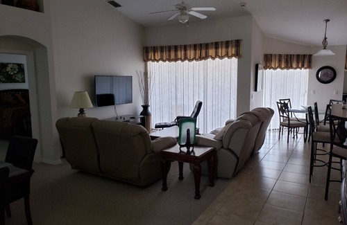 Long Meadow House | 3-bdrm home w/pool, across st from 1st hole, Long Marsh course - Rotonda West Fl