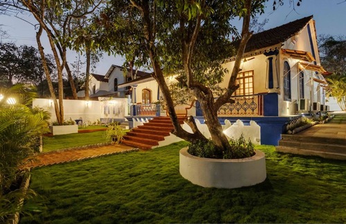 Assagao Villa | 3bhk Portuguese-style Villa w Pool Casa Aloma