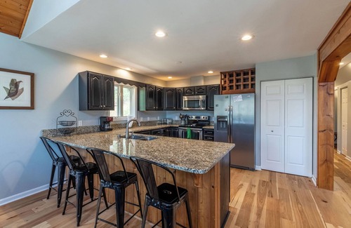 Tuckasegee Cabin | 3BR Lakefront w/Dock, Hot Tub, Game Room + EV