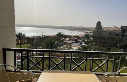 Sahl Hasheeh Apartment | 3Z FeWo mit Meeblick in direkter Strandlage im begehrten Al Anadolus Resort in Sahl Hasheesh, Hurghada, Ägypten.