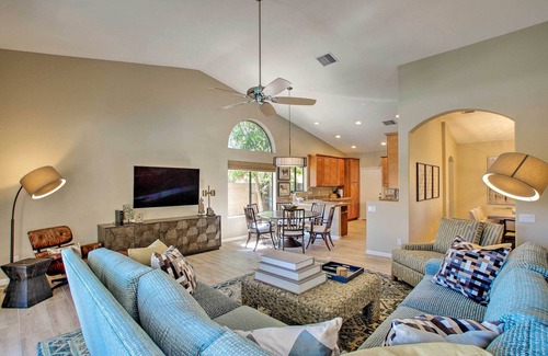 Paradise Park Vista Cottage | 4 Mi to TPC Scottsdale: Family Home w/Hot Tub!