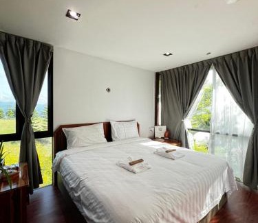 Tawau Cabin | 4 Simple Minimalistic Rooms at Sunset Lodge - Eco Valley Retreat 豐之谷