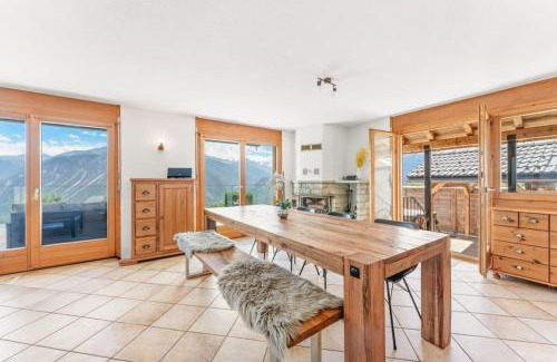 Randogne Villa | 4BDR Alpine Chalet with Game room and Sunny terrace