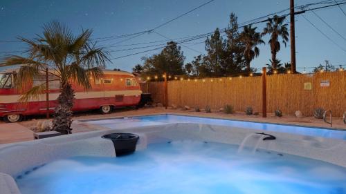 Twentynine Palms House | 4BR Desert Home w Pool Hot Tub Firepit Game Room The Quiet Burn by AvantStay