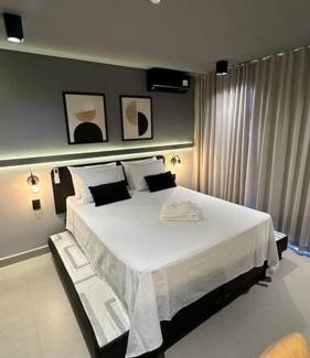 Jardim Oceania Apartment | 4min da Praia - Flat com 3 camas - 4 pessoas