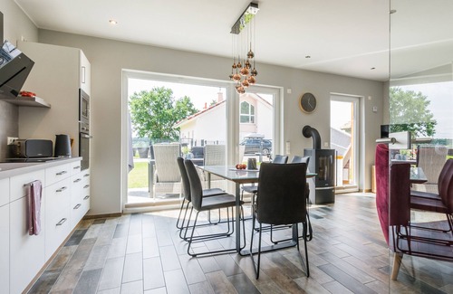 Krakow am See House | 5 * holiday home - nature park-lake-sauna-fireplace-113m²
