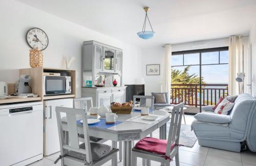 Pleneuf-Val-Andre Apartment | 50m plage, appartement vue mer pour 3