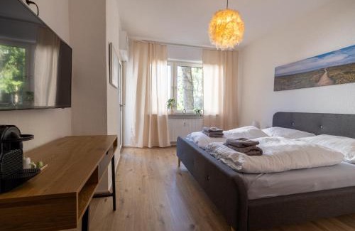 Wiemelhausen Apartment | 56qm Erdgeschoss-Wohnung zentral in Bochum Ehrenfeld mit Balkon - Friederika II