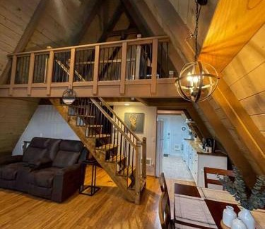 Charter Hills Ski Chalet | A Frame Beech Mountain Cabin 5 minutes from ski resort.