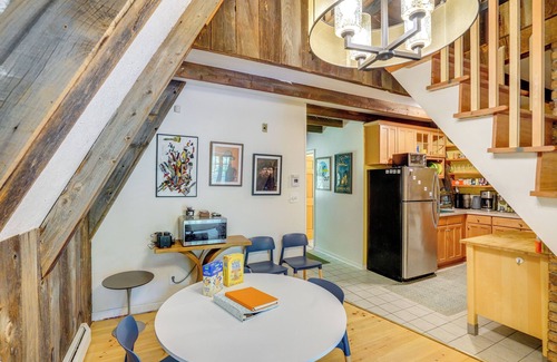 Becket Cabin | A-Frame Cabin w/Furnished Deck in Becket!