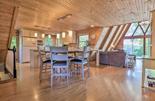 Sloans Valley House | A-Frame Home Situated on The Cumberland River