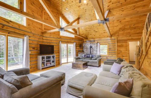 Bolton Landing House | A-Frame Log Home with Game Room Near Lake George!