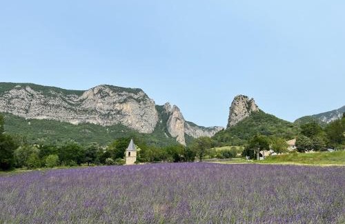 Crest Villa | A house with a view of a medieval tower