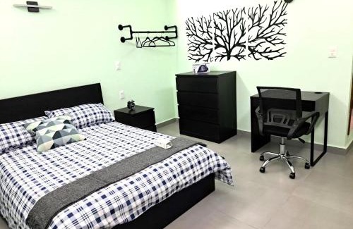Cuautitlan Izcalli Apartment | A13 Premium Suite BLACK Cocina Terraza Companies Work Teams 1-2 PAX