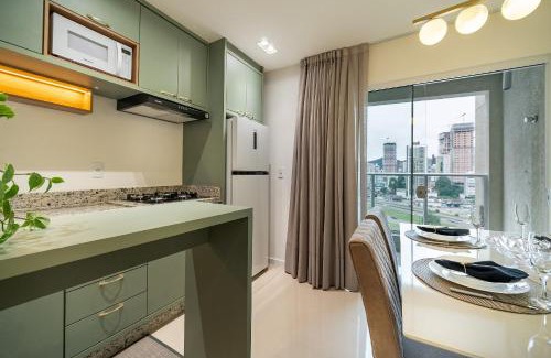 Tabuleiro dos Oliveiras Apartment | Achei Itapema ap c/vista do mar 2dorm 650m mar