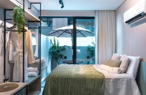 Cabo Branco Apartment | Acorde com o som do mar no Cabo Branco - flat com piscina aquecida e ar condicionado