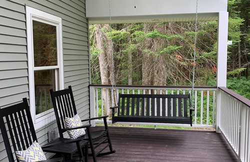 Woodgate House | Adirondack Home within walking distance to White Lake