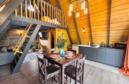 Palmarejo Cabin | Africa787 | A-Frame Wood House W/Pool @ Lajas