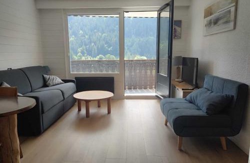 La Chapelle-d'Abondance Apartment | Agréable studio avec balcon au cœur du village - FR-1-692-95