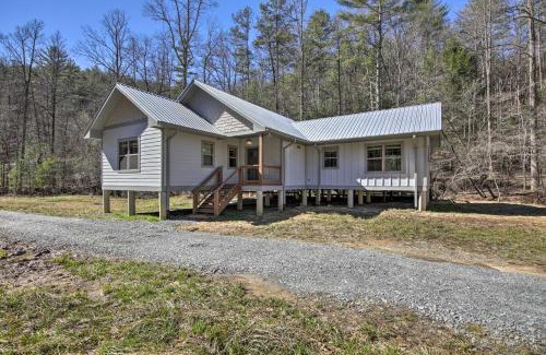 Ellijay House | Airy Ellijay Home with Spacious Creekside Deck!