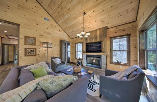 Ellijay House | Airy Ellijay Home with Spacious Creekside Deck!