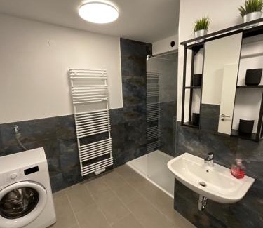 Eschweiler Apartment | Aix Style Apartments,Top,Küche,große Gruppen