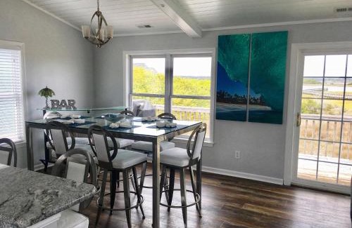 Surf City House | All Marshed Up - 1 block to Beach & Spectacular Marsh View