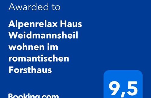 Werfen Apartment | Alpenrelax Haus Weidmannsheil wohnen im romantischen Forsthaus