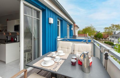 Zingst Apartment | Am Horizont No 1 für 2-4 Pers, 2 Schlafz, Babybett, Südbalkon, kostenloser Parkplatz, 500 Meter zum Strand
