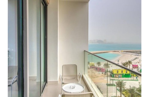Manama Apartment | Amazing 1BR BeachFront Apt, Marassi Shores, near Marassi galleria & Vida Resort