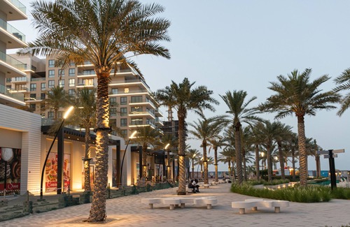 Manama Apartment | Amazing 1BR BeachFront Apt, Marassi Shores, near Marassi galleria & Vida Resort
